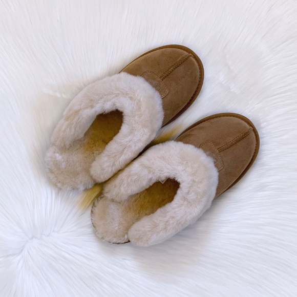 UGG Coquette Chestnut Slippers - Picture 2 of 7